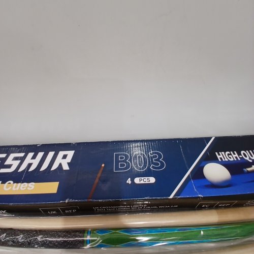 4PC FESHIR BILLIARD CUES - 58" - MULTI (MODEL: B03) image 2