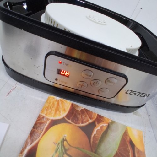 OSTBA ADJUSTABLE 5-TRAY FOOD DEHYDRATOR MACHINE - 240W - SILVER (MODEL: GGJ-261B) image 2