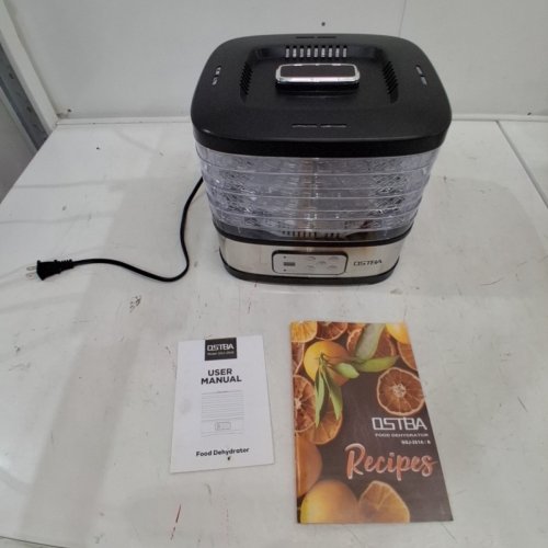 OSTBA ADJUSTABLE 5-TRAY FOOD DEHYDRATOR MACHINE - 240W - SILVER (MODEL: GGJ-261B) image 3