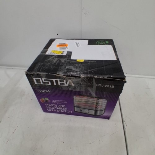 OSTBA ADJUSTABLE 5-TRAY FOOD DEHYDRATOR MACHINE - 240W - SILVER (MODEL: GGJ-261B) image 6