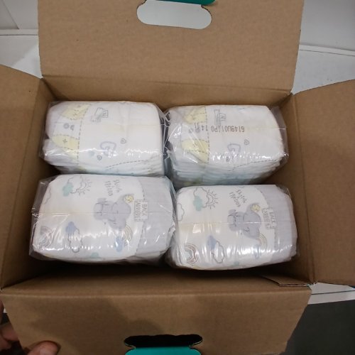136PK PAMPERS SWADDLERS DISPOSABLE BABY DIAPERS - NEWBORN SIZE image 2