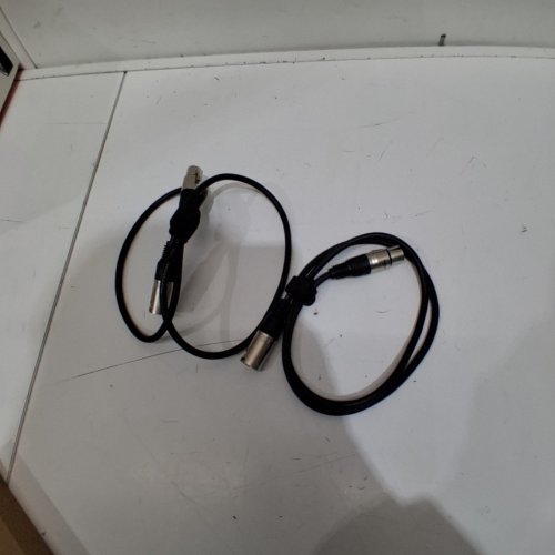 2PK AMAZONBASICS XLR MALE TO FEMALE MICROPHONE CABLE - 3FT - BLACK image 3