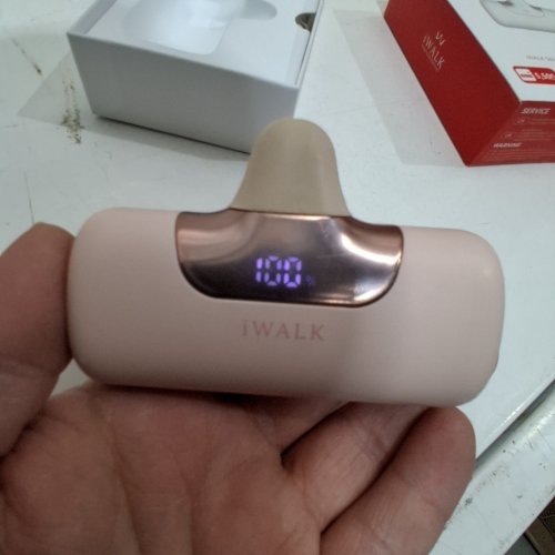 IWALK LINKPOD 5 USB-C FAST CHARGING PORTABLE CHARGER - 5500 MAH - PINK (MODEL: LPB5500PC) image 2