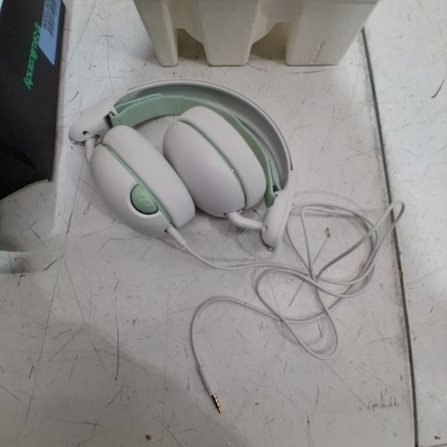 SKULLCANDY GROM OVER-EAR WIRED HEADPHONES, VOLUME-LIMITING, SHARE AUDIO PORT - BONE SEAFOAM - (MODEL:‎S6KAY-R952) image 2