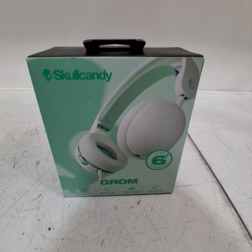 SKULLCANDY GROM OVER-EAR WIRED HEADPHONES, VOLUME-LIMITING, SHARE AUDIO PORT - BONE SEAFOAM - (MODEL:‎S6KAY-R952) image 3