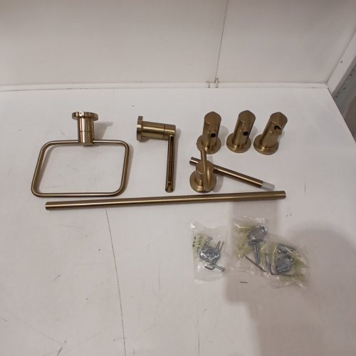 4PC DELTA NICOLI BATH HARDWARE SET - CHAMPAGNE BRONZE (MODEL: NIC64-CZ) image 2