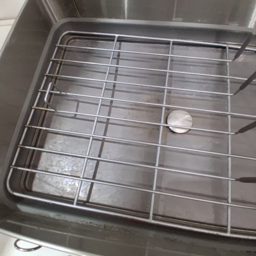 SIMPLEHUMAN LARGE CAPACITY DISH DRYING RACK WITH SWIVEL SPOUT - 20" X 22" - GREY image 4