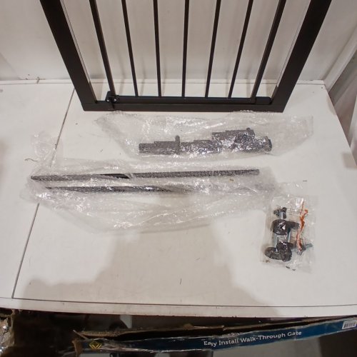 SAFETY 1ST EASY INSTALL WALK THROUGH BABY GATE ADJUSTABLE - 29" TO 38" X 28" TALL - BLACK (MODEL: GA105CBLKF2) image 3
