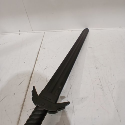 PLASTIC MARTIAL ARTS MEDIEVAL TRAINING SWORD - 33" - BLACK image 3