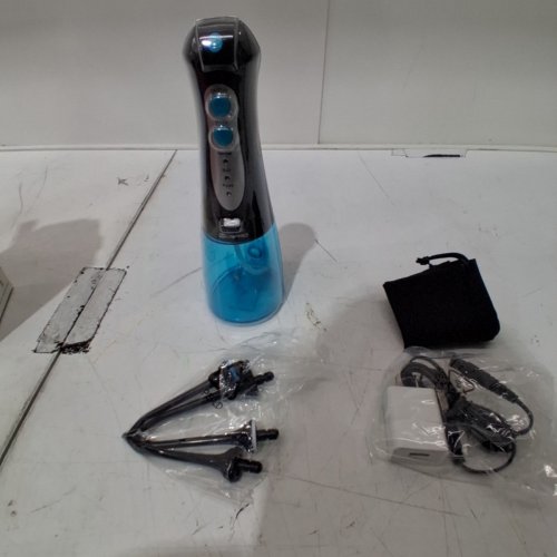 MOSPRO PORTABLE ELECTRIC WATER FLOSSER WITH 4 TIPS AND 3 MODES - 300ML TANK - BLACK (MODEL: FC159) image 3