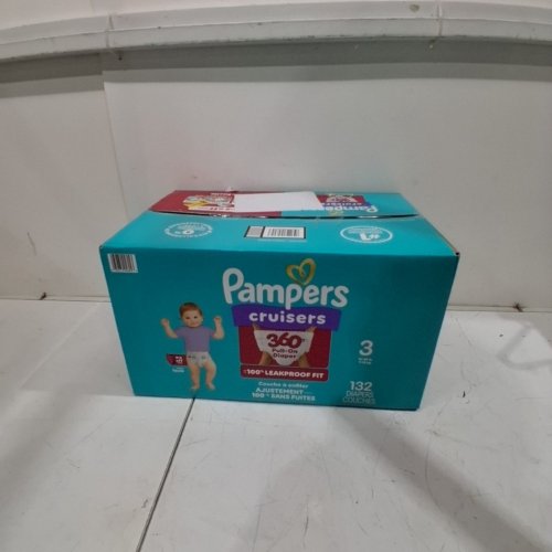 132PK PAMPERS CRUISERS 360° GAP-FREE FIT DIAPERS - SIZE 3 (16-28LBS) image 2