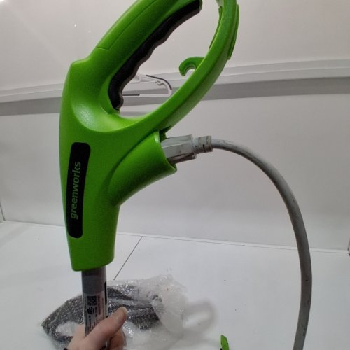 GREENWORKS DUAL LINE CORDED STRING TRIMMER - 4AMP - 13" - GREEN (MODEL:STA805) image 2
