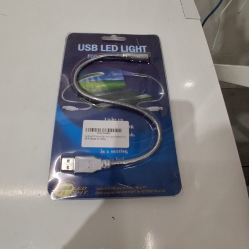 2PK USB LED NOTEBOOK LIGHT FOR KEYBOARDS - 14" - SILVER image 3