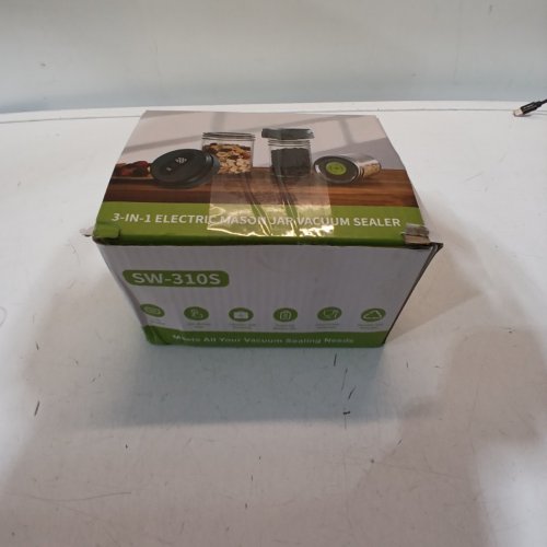 3-IN-1 ELECTRIC MASON JAR VACUUM SEALER - BLACK (MODEL: SW-310S) image 4
