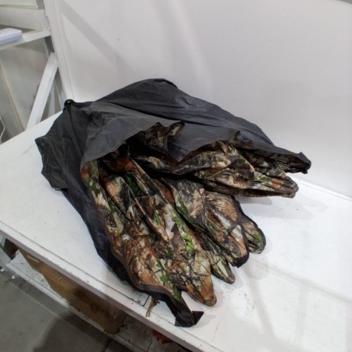 FUNHORUN HUNTING BLIND 270/360 DEGREE SEE THROUGH GROUND BLIND - 58" X 58" X 66" - CAMOUFLAGE image 2
