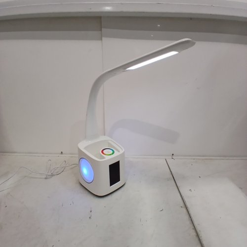 MULTIFUNCTIONAL LED DESK LAMP WITH PEN HOLDER - 10W, 5 V/2A - WHITE (MODEL: T188) image 2