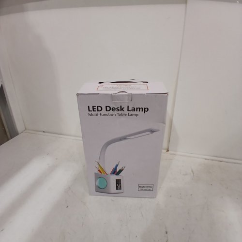 MULTIFUNCTIONAL LED DESK LAMP WITH PEN HOLDER - 10W, 5 V/2A - WHITE (MODEL: T188) image 6