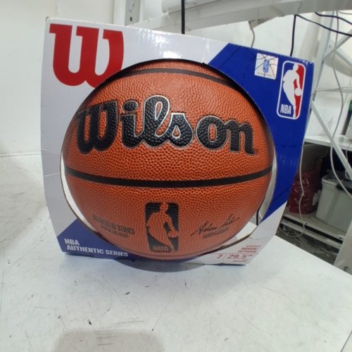 WILSON WILSON NBA AUTHENTIC SERIES OUTDOOR BASKETBALL - SIZE 7 - ORANGE/BROWN image 2
