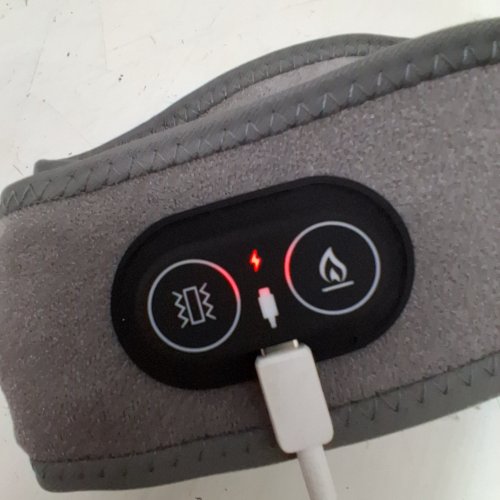 USB HEATED AND VIBTARION NECK AND SHOULDER WRAP - GRAY image 2
