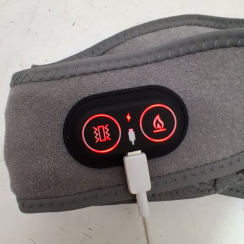 USB HEATED AND VIBTARION NECK AND SHOULDER WRAP - GRAY image 3