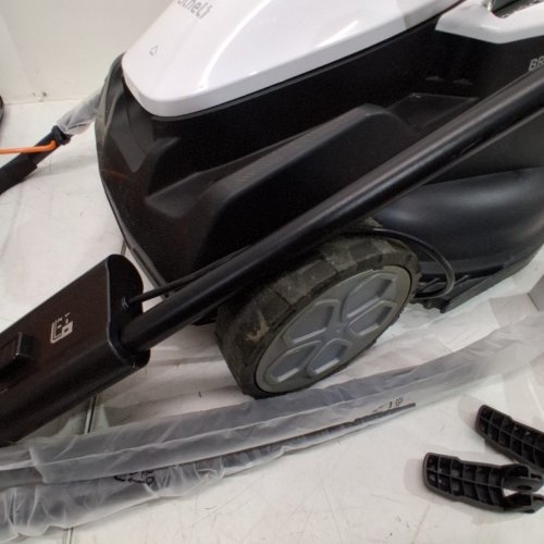 LITHELI SERIES U20 CORDLESS BRUSHLESS 5-POSITION LAWN MOWER WITH 8GAL GRASS BAG - 37"X54" - WHITE/BLACK (MODEL: U20LM00-0A120) image 3