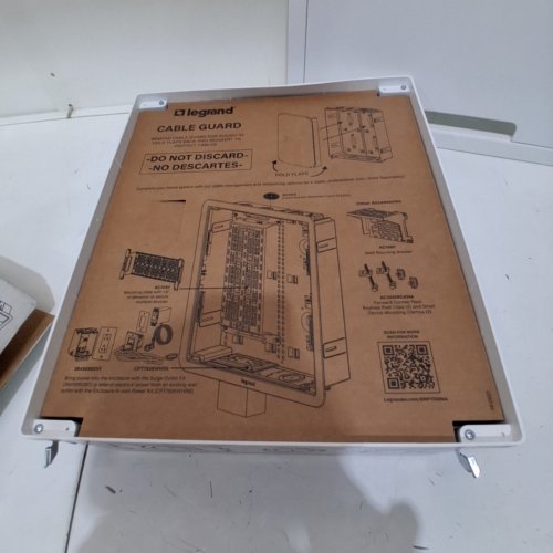 LEGRAND ONQ DUAL PURPOSE IN-WALL MEDIA CABLE MANAGEMENT ENCLOSURE - 17" - WHITE (MODEL: ENP1700-NA) image 3