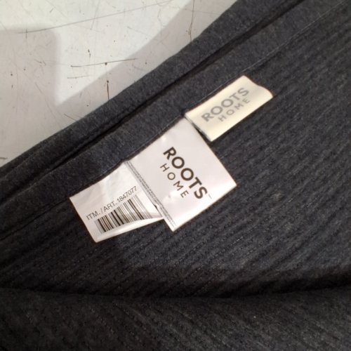 ROOTS HOME JERSEY BLANKET - QUEEN - DARK GREY (STYLE : 1847077) image 2