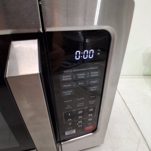 TOSHIBA COMPACT COUNTERTOP MICROWAVE OVEN - 1.2CU.FT - 1500W - STAINLESS STEEL (MODEL: ML-EM31P(SS)/CA) image 4