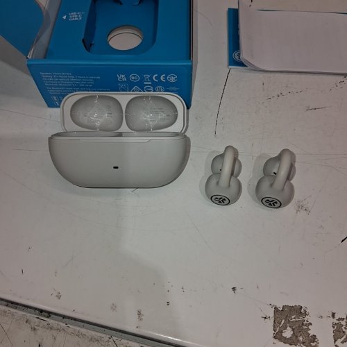 JLAB FLEX OPEN EARBUDS - WITH BLUETOOTH CONNECTION, CLIP ON CUFF DESIGN, OPEN EAR AUDIO AND MULTI POINT CONNECTIVITY - WHITE (MODEL: EBFLEXRBLK124) image 4