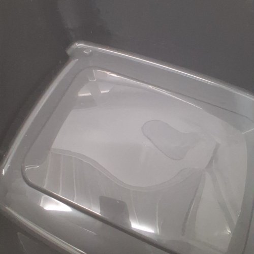 IRIS OPEN TOP CAT LITTER BOX KIT WITH SHIELD - 16" X 12" - GREY/CLEAR (MODEL: CLH-12) image 4