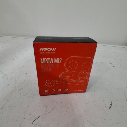 MPOW TRUE WIRELESS BLUETOOTH EARBUDS - BLACK (MODEL: BH463A) image 5