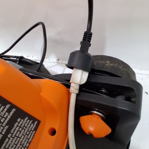 LAWNMASTER 19" ELECTRIC LAWN MOWER - 1.5"-4" DEPTH - 12AMP - BLACK/ORANGE (MODEL: ME1218X) image 2