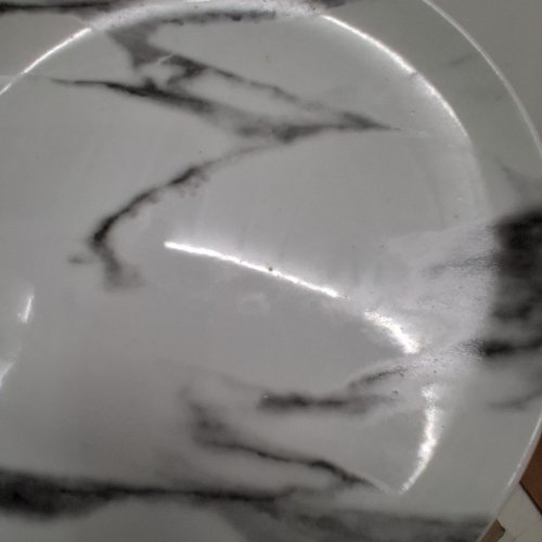16PC SAFDIE & CO. PREMIUM CHIP-RESISTANT PORCELAIN DINNERSET - DISHWASHER & MICROWAVE SAFE - COUPE MARBLE (MODEL: AM02721EC) image 3