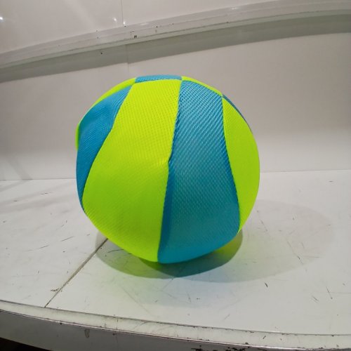 INFLATABLE MESH BALL - 14" - GREEN/BLUE image 2