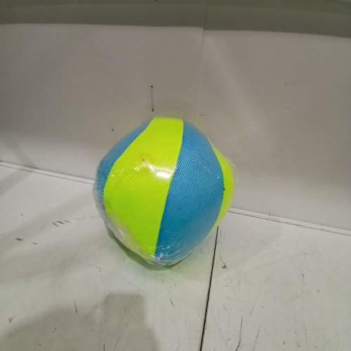 INFLATABLE MESH BALL - 14" - GREEN/BLUE image 3