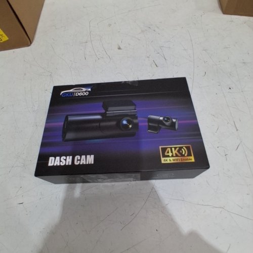 GKU D600 DASH CAM WITH FRONT AND REAR CAMERA WITH WI-FI MOBILE APP, 4K/2.5K RESOLUTION, NIGHT VISION, PARKING MODE, AND WIDE-ANGLE VIEW - 64GB MICROSD CARD INCLUDED image 5