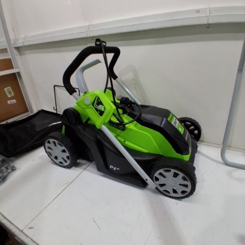 GREENWORKS CORDED LAWN MOWER - 14" PATH - GREEN (MODEL: LMA123) image 4