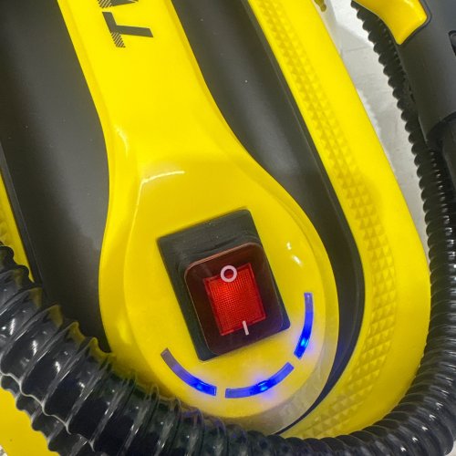 TVD MULTI-PURPOSE PROFESSIONAL HOUSEHOLD HIGH PRESSURE AND TEMPERATURE STEAM CLEANER WITH ACCESSORIES - 110V-120V - 320°F MAX - 52OZ MAX - YELLOW/BLACK (MODEL: SW608-A) image 2