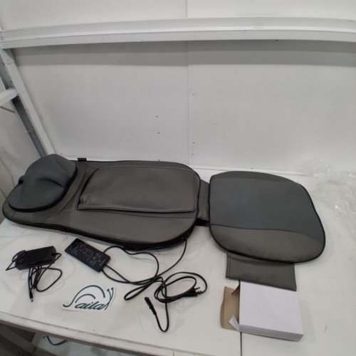 SNAILAX SHIATSU HEATED NECK, SHOULDERS & FULL BACK ROLLING MASSAGER- GREY (MODEL: SL-233) image 3