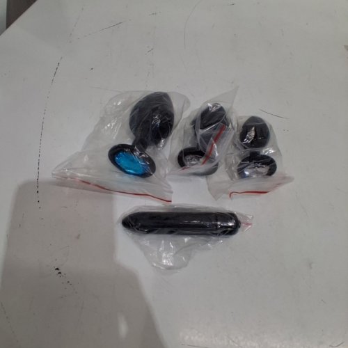 4PC SILICONE BUTT PLUG ANAL TRAINING WITH BULLET VIBRATOR KIT -SMALL/MED/LARGE -BLACK image 2