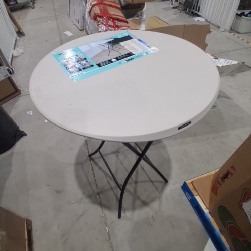 LIFETIME BISTRO ROUND TABLE- 33" - GREY/BLACK (MODEL : 1987643) image 3