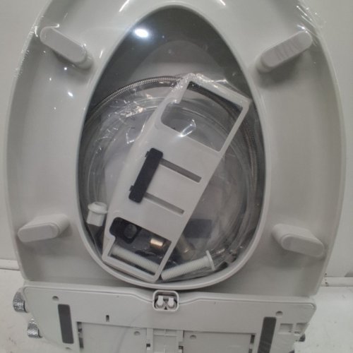 BRONDELL SWASH DUAL TEMPERATURE NON-ELECTRIC ELONGATED SLOW CLOSE BIDET TOILET SEAT - 14" X 20" - WHITE - (MODEL : CANS102-EW) image 3