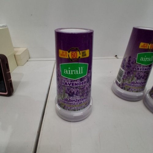 3 AIRALL LAVENDER SOLID AIR FRESHENER - 6 OZ EACH image 3