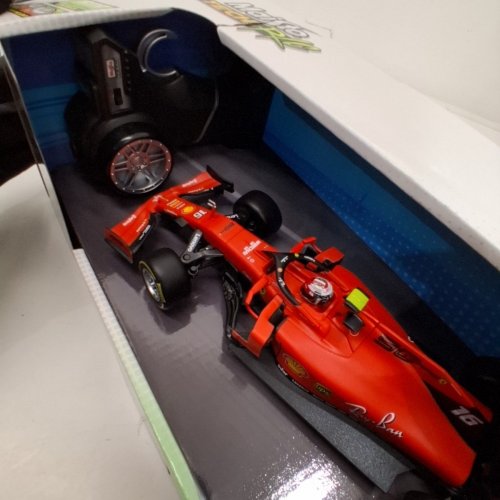 MAISTO TECH RC REMOTE CONTROL CAR WITH PISTOL GRIP CONTROLS - 1:24 SCALE - FERRARI SF90 SEBASTIAN VETTEL (2019) (MODEL: 82353) image 3