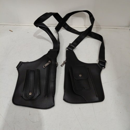 LÉVENCE PREMIUM LEATHER SHOULDER CROSSBODY SLING BAG - BLACK image 2