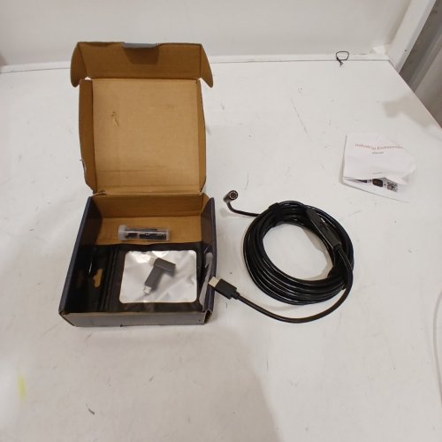 COLOFREE LIGHT UP INDUSTRIAL ENDOSCOPE WITH 8 LED LIGHTS - 7.9MM CAMERA, 1920P HD, 16.5FT, WATERPROOF - BLACK (MODEL: W400) image 3