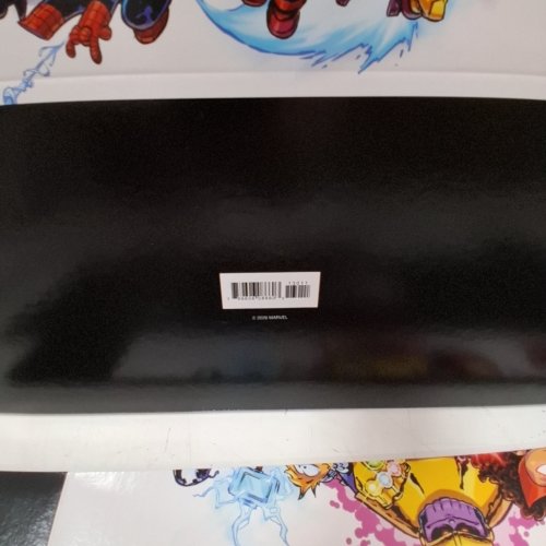 MARVEL SKOTTIE YOUNG'S BIG MARVELS COMIC BOOK STORAGE BOX - HOLDS UP TO 100 COMICS - 15.5" X 7.6" X 10.9" - MULTICOLOR image 2