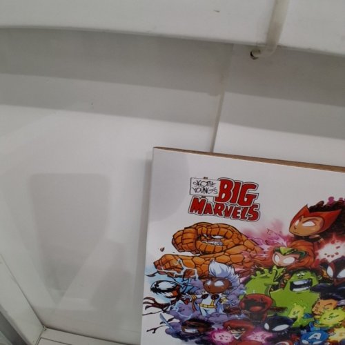 MARVEL SKOTTIE YOUNG'S BIG MARVELS COMIC BOOK STORAGE BOX - HOLDS UP TO 100 COMICS - 15.5" X 7.6" X 10.9" - MULTICOLOR image 4