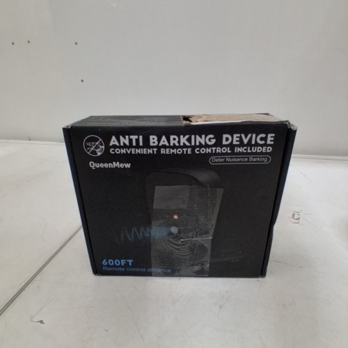QUEENMEW ULTRASONIC ANTI BARKING DEVICE, SENSOR UP TO 33FT, 600FT REMOTE DISTANCE, 10-25KHZ - BLACK image 6