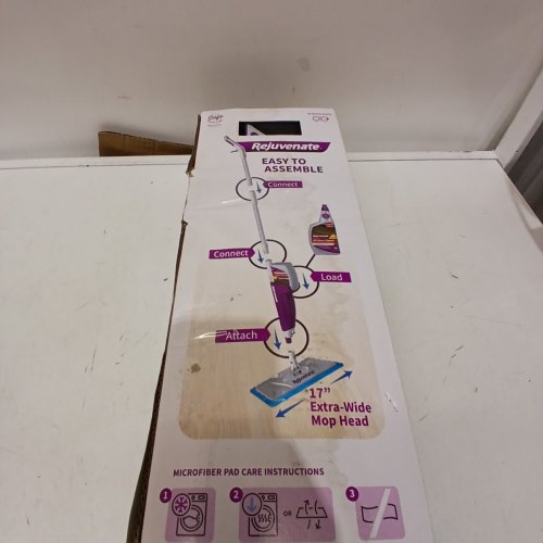 REJUVENATE CLICK N CLEAN MULTISURFACE SPRAY MOP SYSTEM - 32OZ - PURPLE image 5